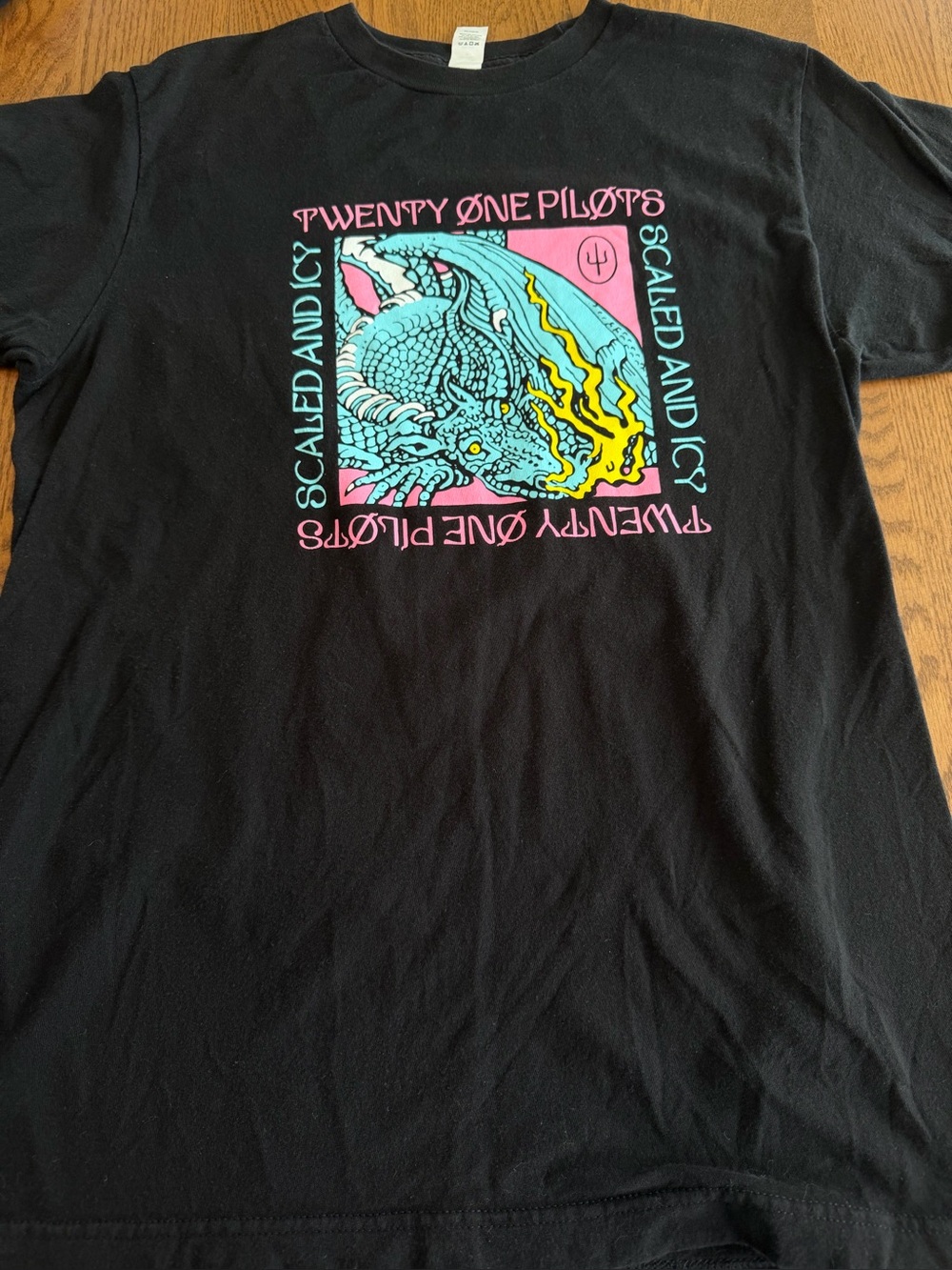 Twenty One Pilots Scaled and Icy Black T-Shirt